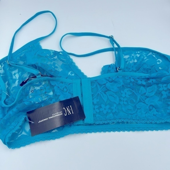 New I.N.C. International Concept Women's Black Lace Bralette Lingerie Size M - Picture 4 of 7